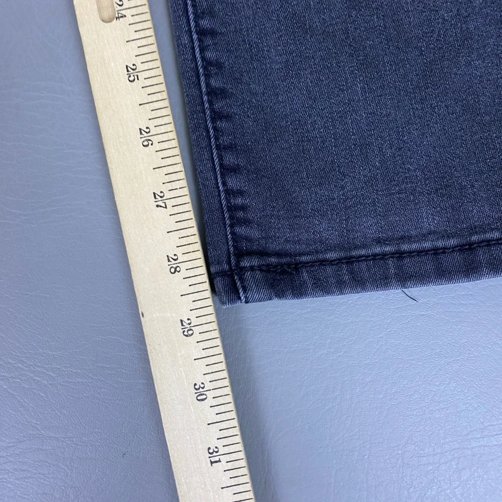 Croft & Barrow Jeggings Pull On Womens Size 18 Gray Straight Leg Denim High Rise